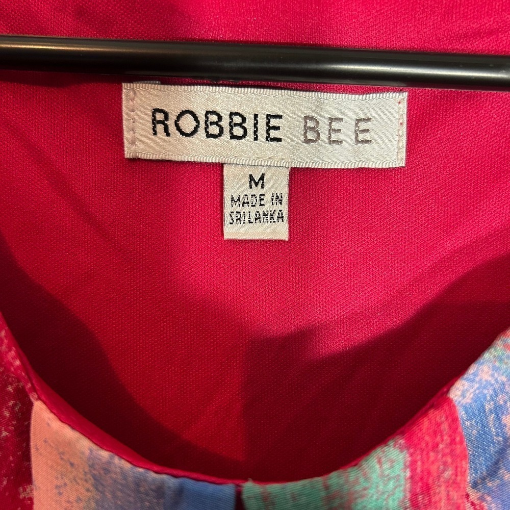 Robbie Bee Sleeveless Dress Abstract Print Casual Summer Dress Size M - Picture 5 of 7